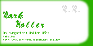 mark moller business card